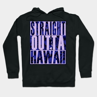 Straight Outta Hawaii Floral (blue) by Hawaii Nei All Day Hoodie